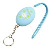 Cute Emergency Self-Defence Electronic Personal Security Keychain Alarm - Blue