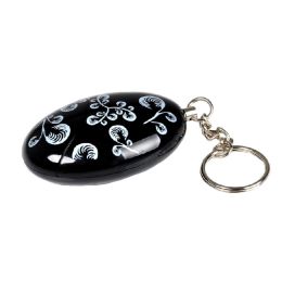 Emergency Protective Personal Security Keychain Alarm - Black