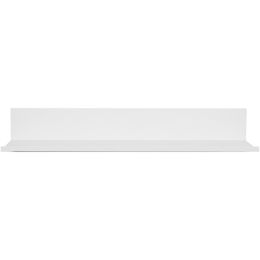 Hangman L-18-W 18-Inch No-Stud Floating Shelf (White Powder Coat)