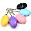 Womens/Kids Emergency Self-Defence Personal Security Keychain Alarm, Purple