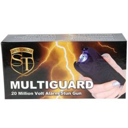 80,000,000 Volt Multiguard Stun Gun Alarm And Flashlight With Built In Charger (Pack of 1)