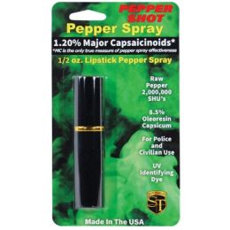 Pepper Shot 1.2% Mc 1/2 Oz Lipstick Pepper Spray (Pack of 1)