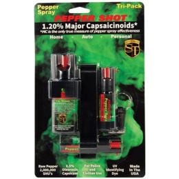 Pepper Shot 1.2% Mc Tri-Pack Pepper Spray (Pack of 1)
