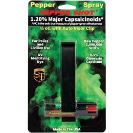 Pepper Shot 1.2% Mc 1/2 Oz W/Auto Visor Clip (Pack of 1)