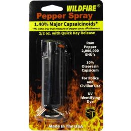Wildfire 1.4% Mc 1/2 Oz Pepper Spray Hard Case With Quick Release Keychain (Pack of 1)
