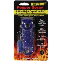 Wildfire 1.4% Mc 1/2 Oz With Rhinestone Leatherette Holster And Quick Release Keychain (Pack of 1)