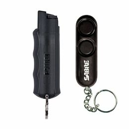 Sabre Pepper Spray & Personal Alarm Safety Kit Black