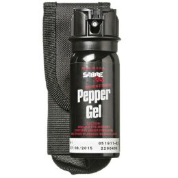 SABRE Red Pepper Gel Police Strength Tactical Series w/ 18Ft Range 18 Bursts